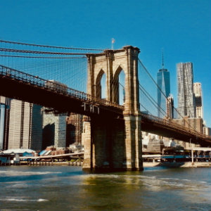 Em meio a tanta opção de coisas para fazer de graça em Nova York, não poderíamos deixar de incluir a Brooklyn Bridge, a famosa ponte do Brooklyn. Um dos principais cartões-postais da cidade, a ponta que conecta o Brooklyn a Manhattan é suspensa por cabos e foi inaugurada em 1835.